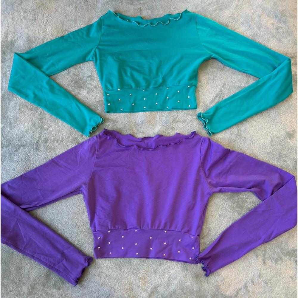 TWO KARISMA CROP TOPS size S